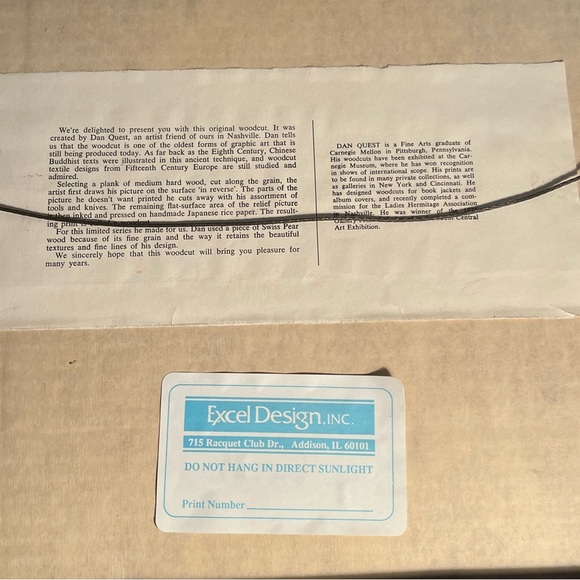 DAN QUEST - numbered & signed art piece - bethel house 🎨🖌️🖼️ - Picture 5 of 5